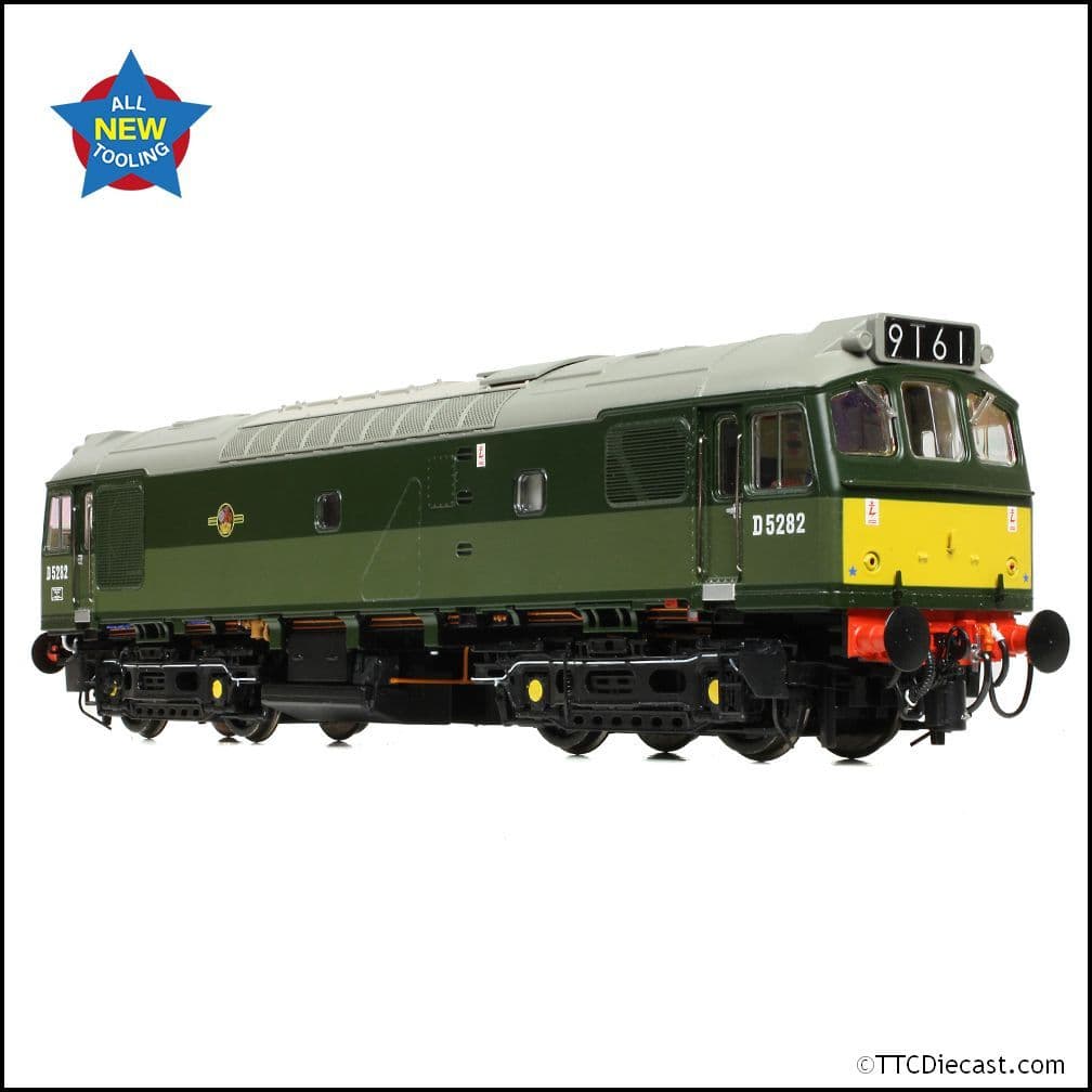 Bachmann 32-341 Class 25/2 D5282 BR Two-Tone Green (SYE), OO Gauge