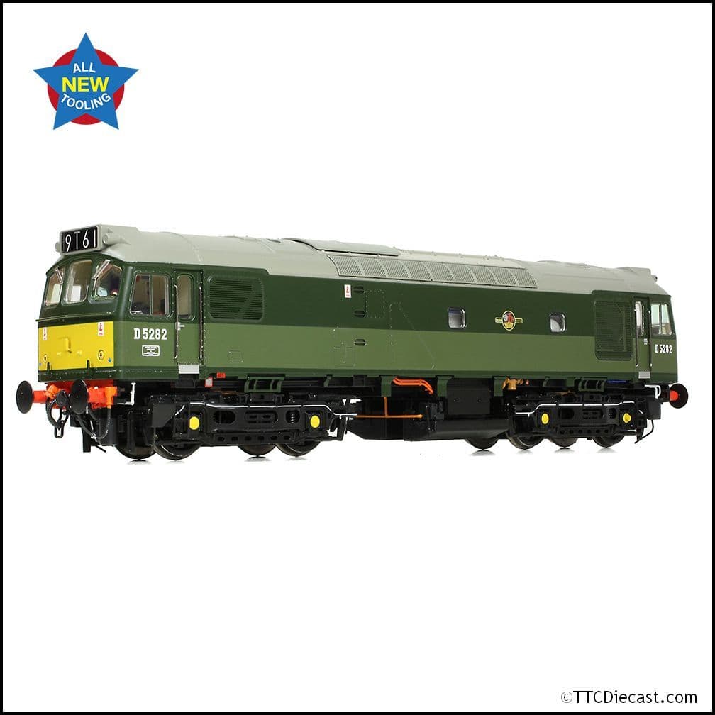 Bachmann 32-341 Class 25/2 D5282 BR Two-Tone Green (SYE), OO Gauge