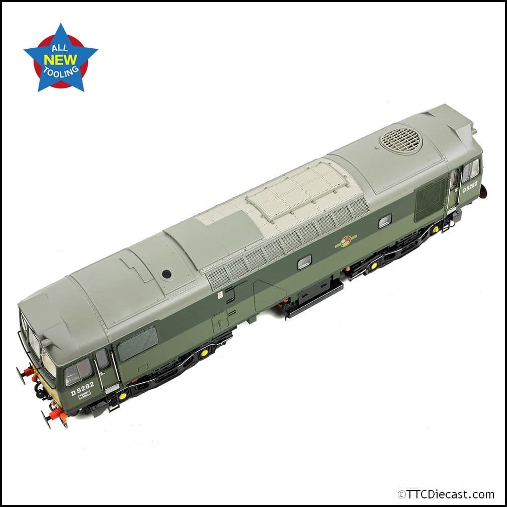 Bachmann 32-341 Class 25/2 D5282 BR Two-Tone Green (SYE), OO Gauge