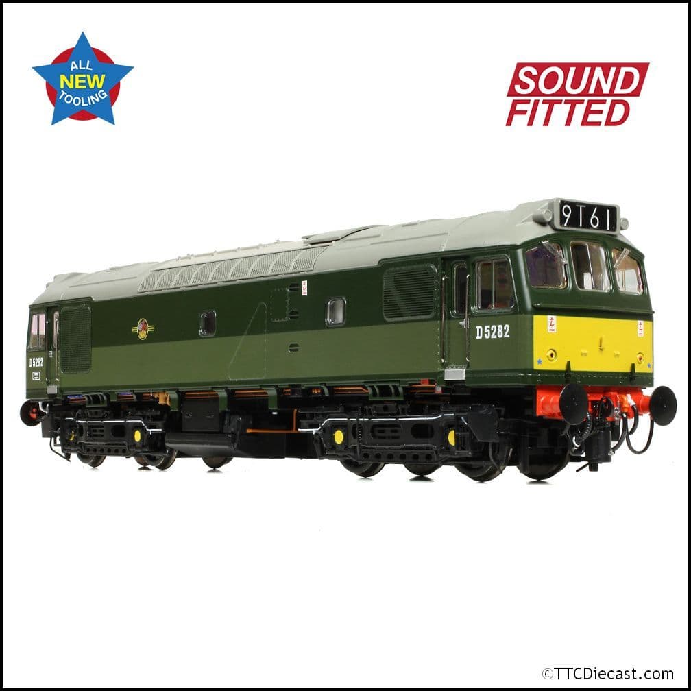 Bachmann 32-341SF Class 25/2 D5282 BR Two-Tone Green (SYE), OO Gauge