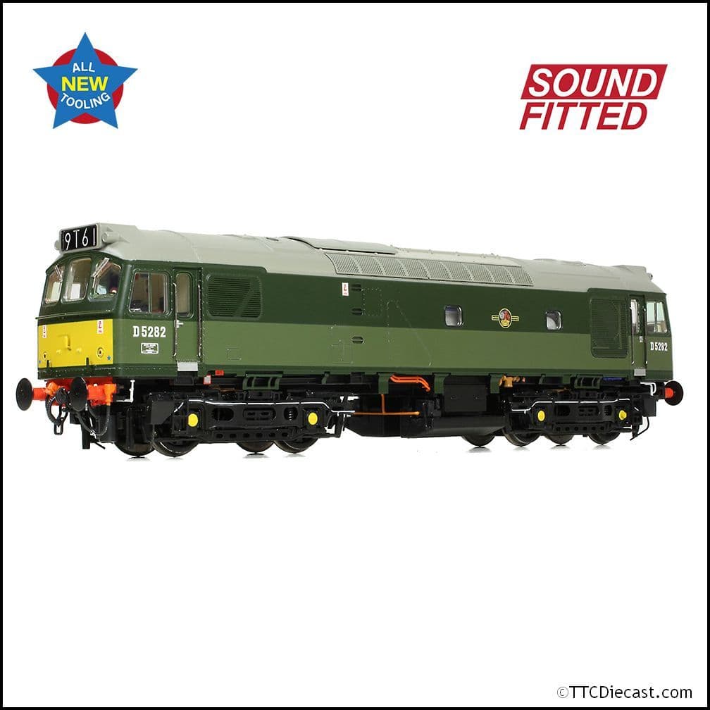 Bachmann 32-341SF Class 25/2 D5282 BR Two-Tone Green (SYE), OO Gauge