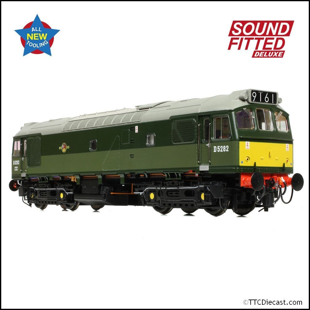 Bachmann 32-341SFX Class 25/2 D5282 BR Two-Tone Green (SYE), OO Gauge
