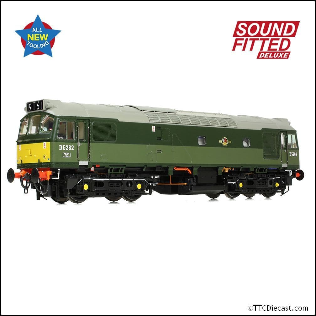 Bachmann 32-341SFX Class 25/2 D5282 BR Two-Tone Green (SYE), OO Gauge
