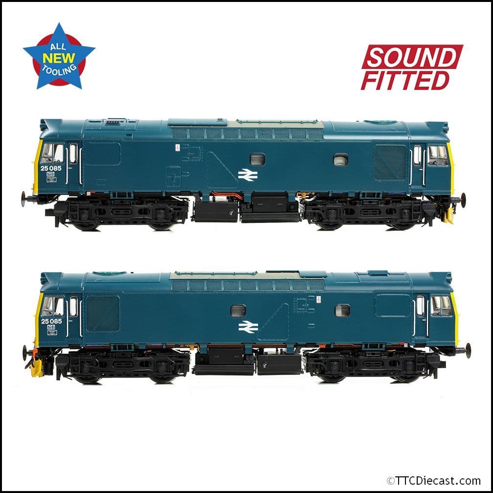 Bachmann 32-344SF Class 25/2 25085 BR Blue, OO Gauge