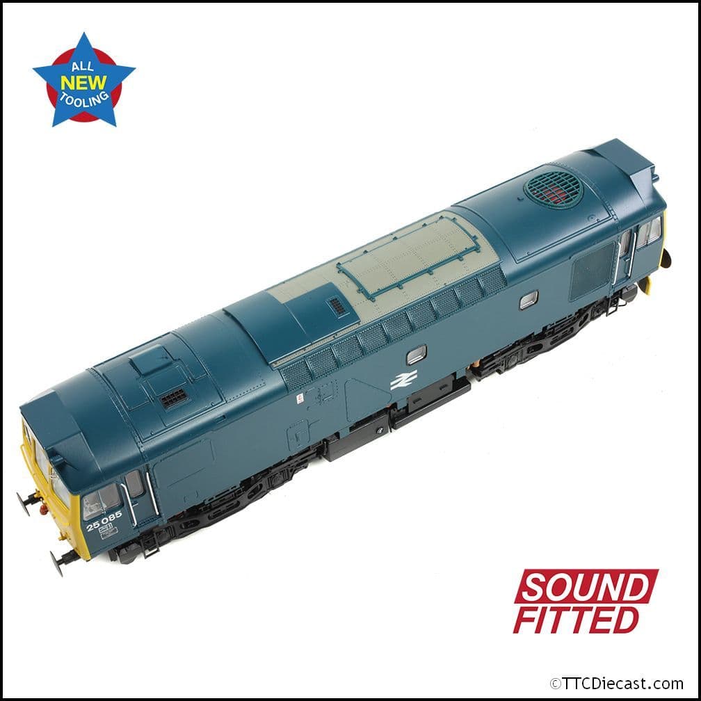 Bachmann 32-344SF Class 25/2 25085 BR Blue, OO Gauge