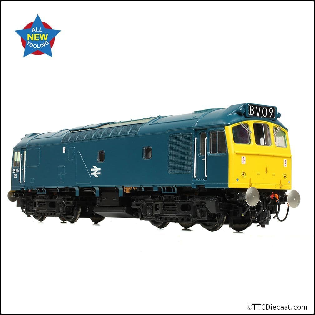 Bachmann 32-345 Class 25/2 25155 BR Blue, OO Gauge