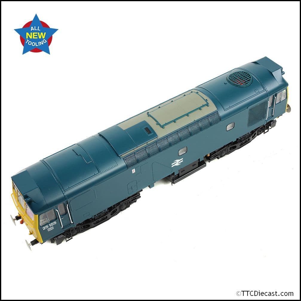 Bachmann 32-345 Class 25/2 25155 BR Blue, OO Gauge