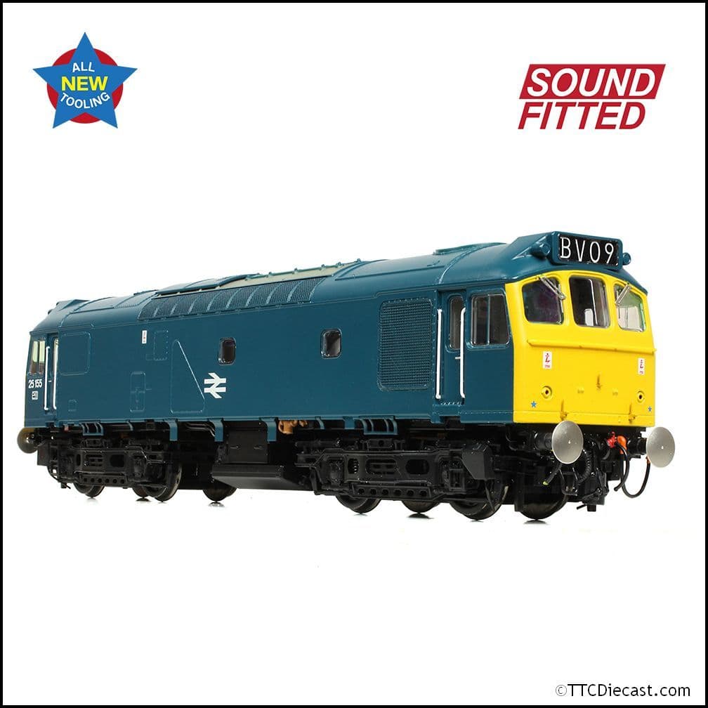 Bachmann 32-345SF Class 25/2 25155 BR Blue, OO Gauge