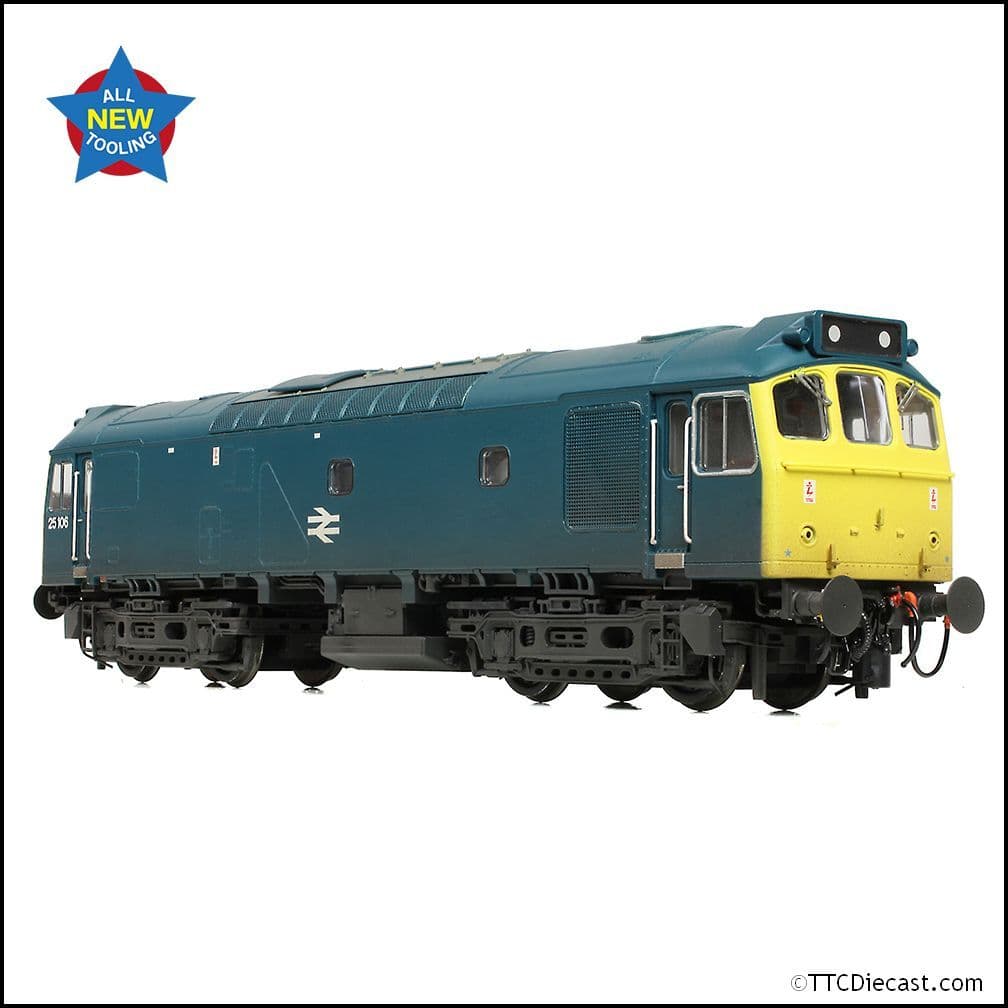 Bachmann 32-346 Class 25/2 25106 BR Blue [W], OO Gauge