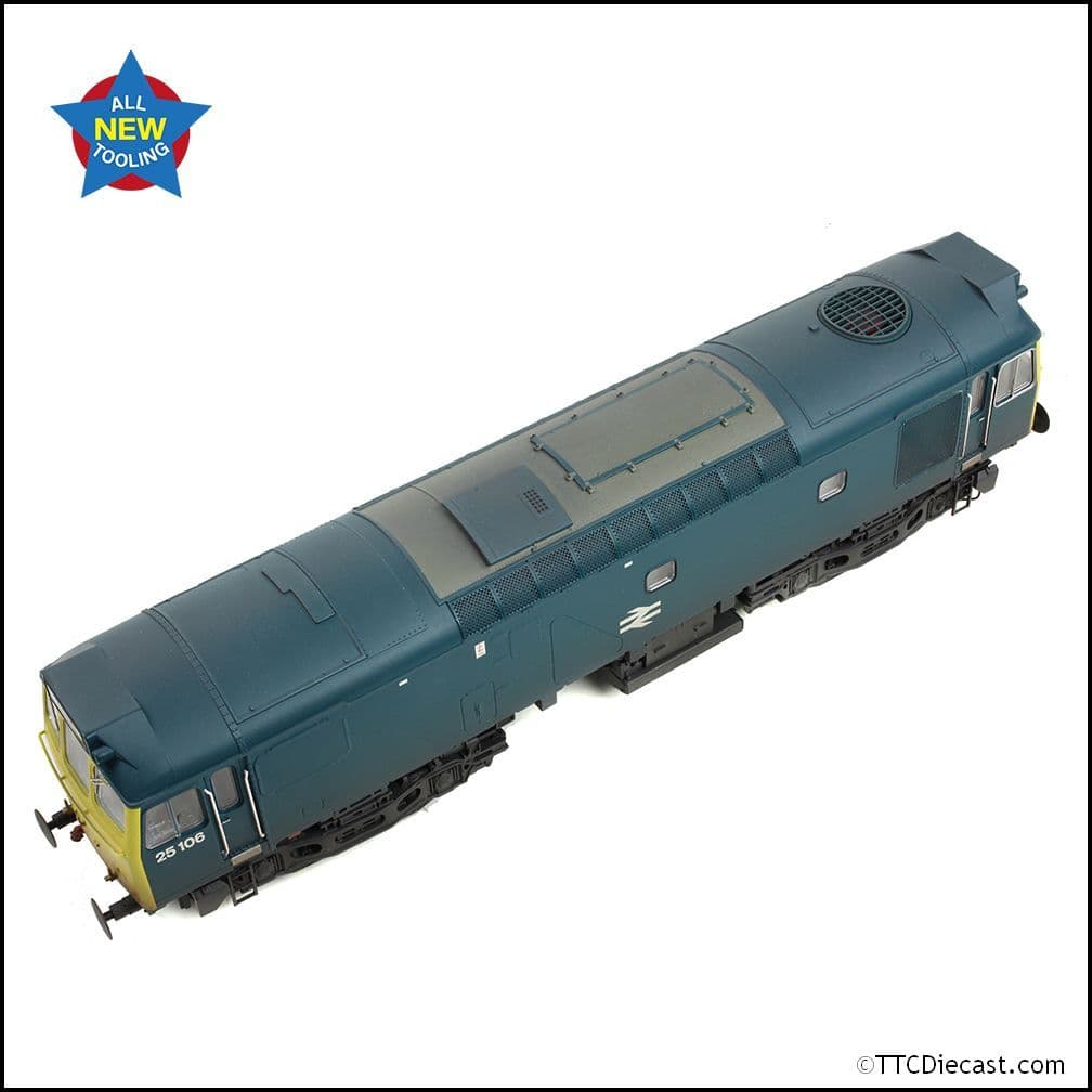 Bachmann 32-346 Class 25/2 25106 BR Blue [W], OO Gauge