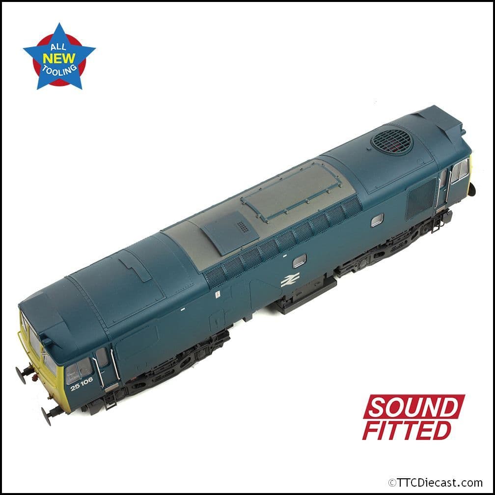 Bachmann 32-346SF Class 25/2 25106 BR Blue [W], OO Gauge