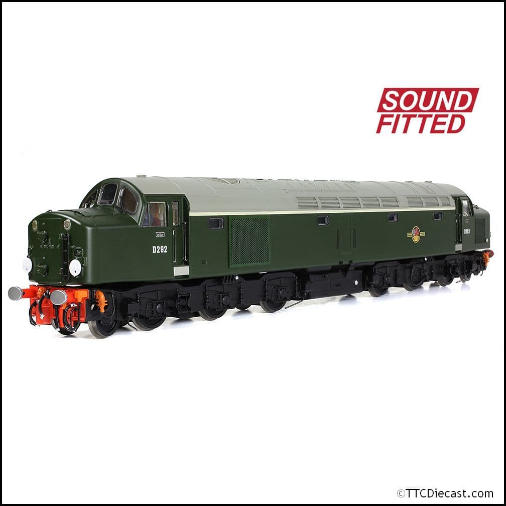Bachmann 32-488SF Class 40 Disc Headcode D292 BR Green (Late Crest) OO Gauge *LAST FEW*