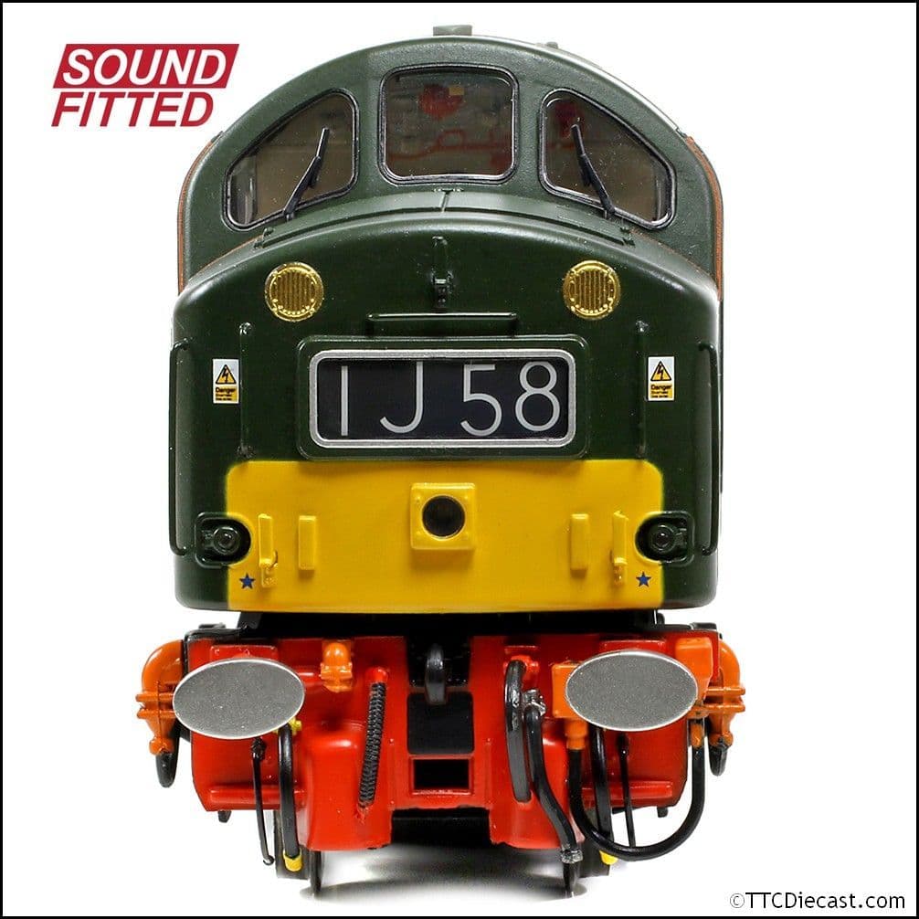 Bachmann 32-491SF Class 40 Centre Headcode D345 BR Green (Small Yellow Panels), OO Gauge