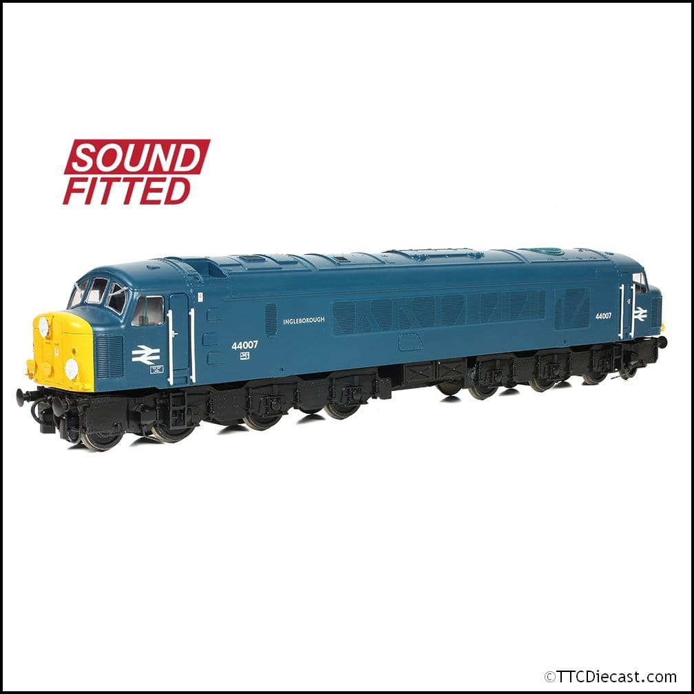 Bachmann 32-652ASF Class 44 Disc Headcode 44007 'Ingleborough' BR Blue, OO Gauge