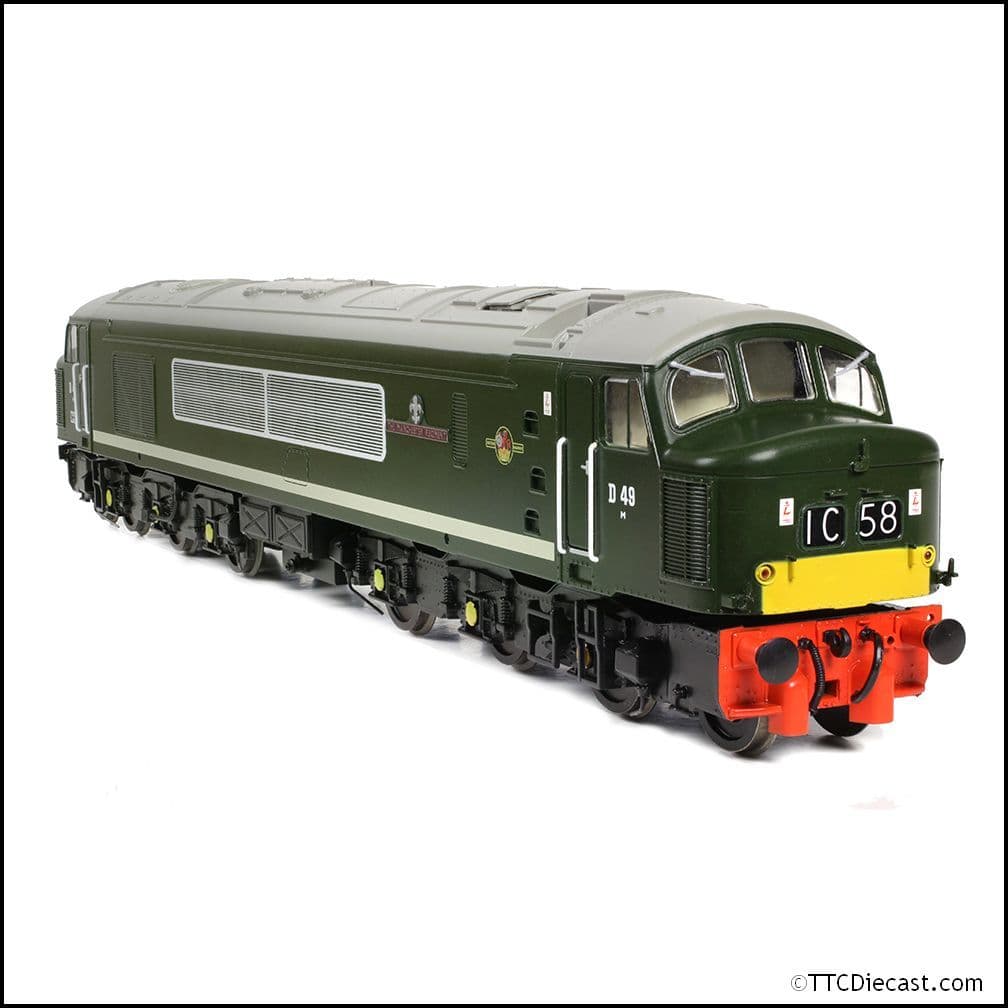 Bachmann 32-678A Class 45 D49 'The Manchester Regiment' BR Green (SYP), OO Gauge