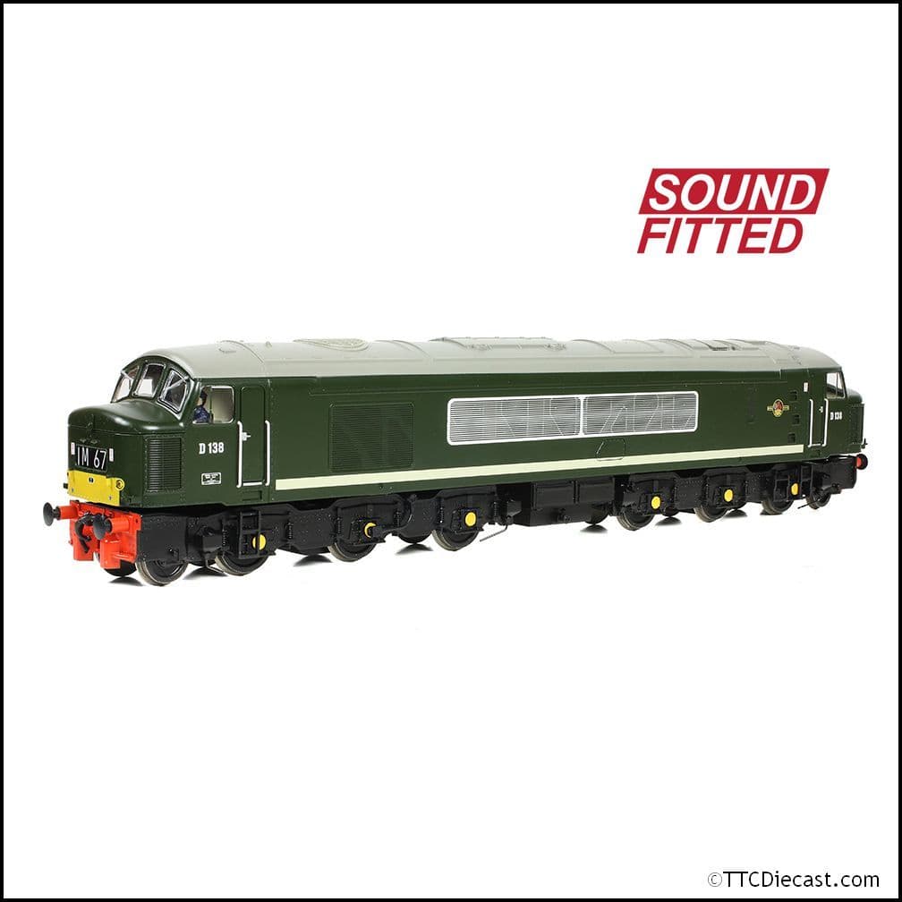 Bachmann 32-702ASF Class 46 Centre Headcode D138 BR Green ( SYP), OO Gauge