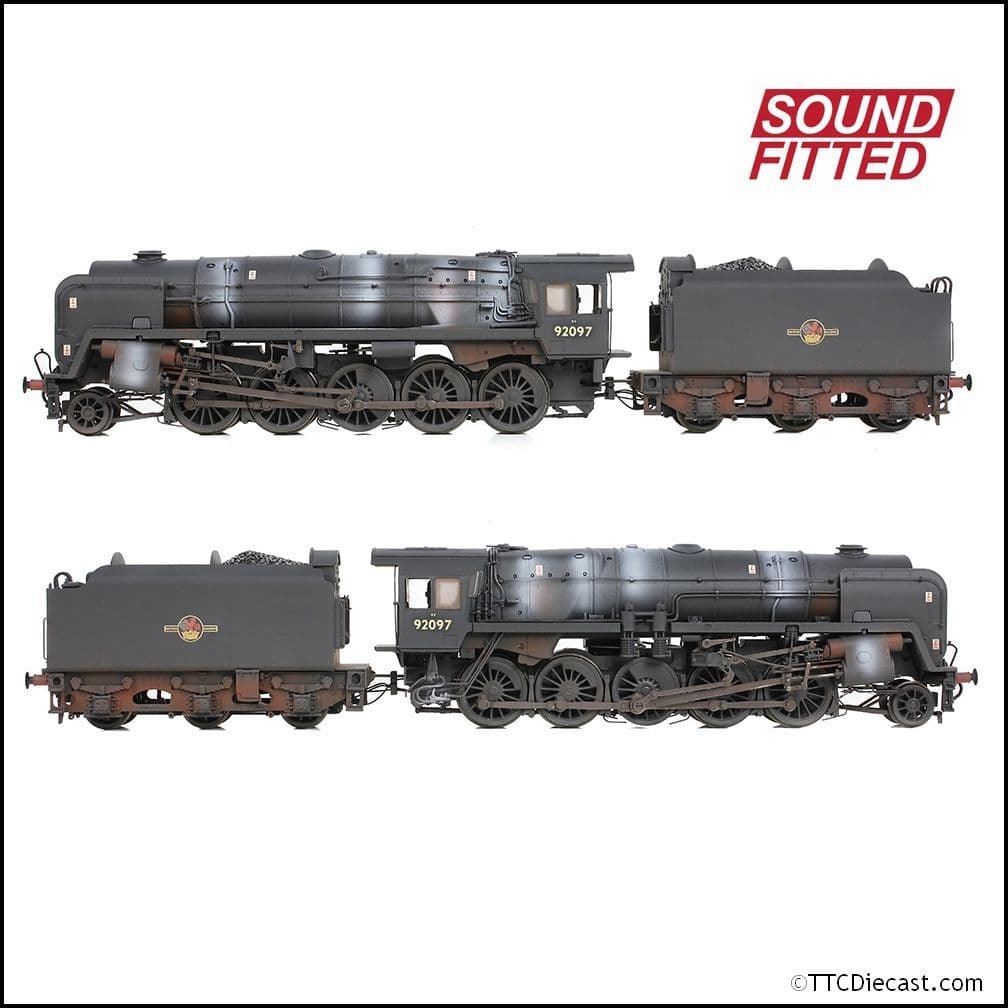 Bachmann 32-862ASF BR Std 9F (Tyne Dock) BR1B Tender 92097 BR Black (L/C) [W], OO Gauge *LAST FEW*