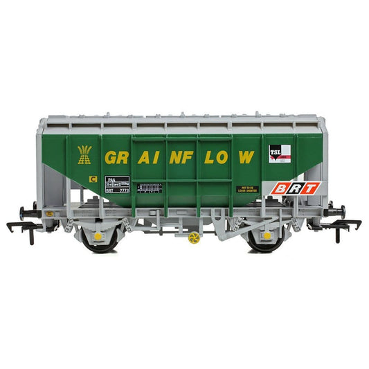 Bachmann 33-132A 35 Ton PAA Bulk Grain Wagon 'Grainflow' Green & Grey OO Gauge *PRE ORDER £29.66*