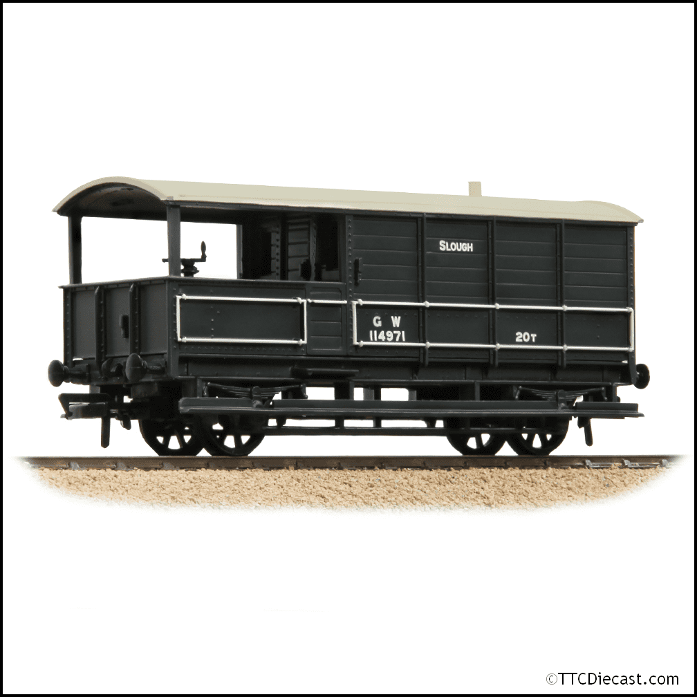 Bachmann 33-309A GWR 20T 'Toad' Brake Van GWR Grey, OO Gauge