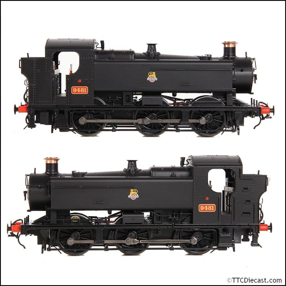 Bachmann 35-026A GWR 94XX Pannier Tank 9481 BR Black (Early Emblem), OO Gauge *LAST FEW*