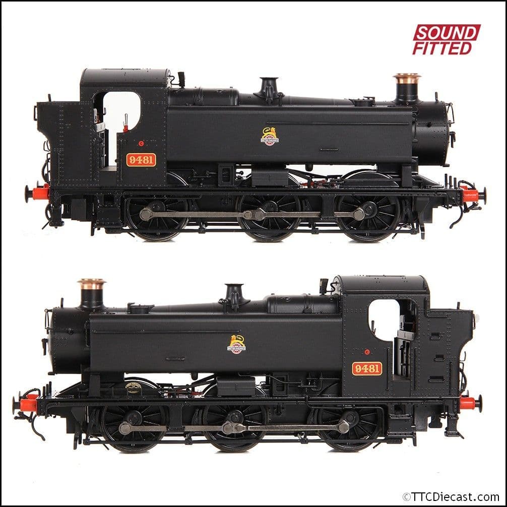 Bachmann 35-026ASF GWR 94XX Pannier Tank 9481 BR Black (Early Emblem), OO Gauge *LAST FEW*