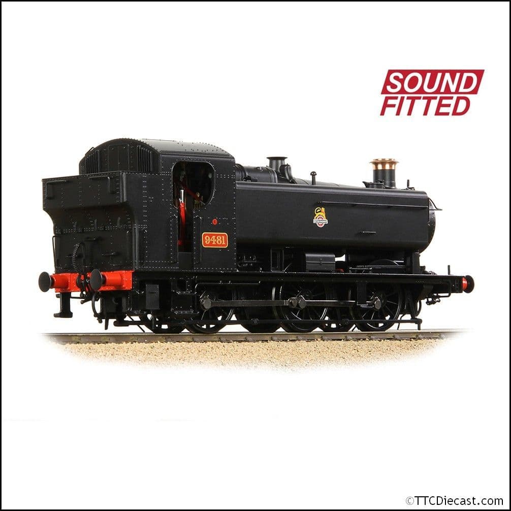 Bachmann 35-026ASF GWR 94XX Pannier Tank 9481 BR Black (Early Emblem), OO Gauge *LAST FEW*