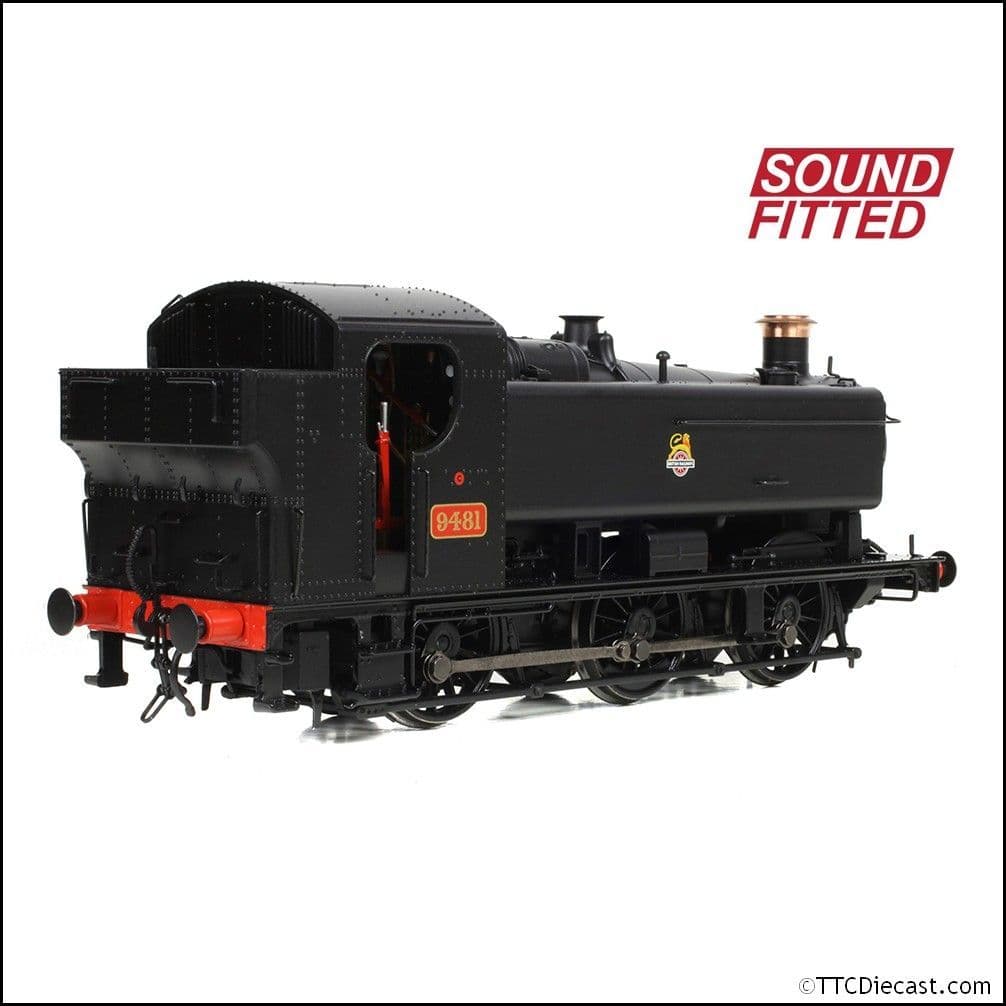 Bachmann 35-026ASF GWR 94XX Pannier Tank 9481 BR Black (Early Emblem), OO Gauge *LAST FEW*