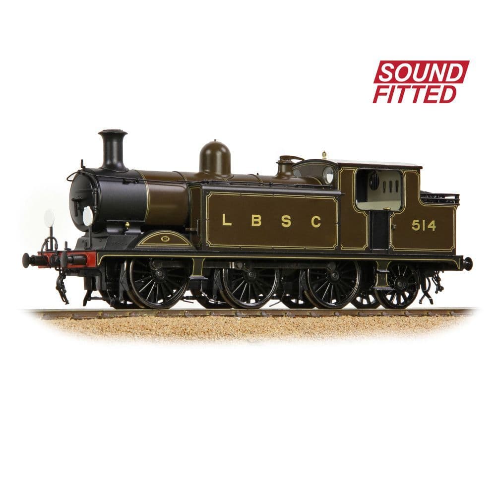 Bachmann 35-075ASF LB&SCR E4 Tank 514 LBSC Lined Umber (DCC SOUND), OO Gauge