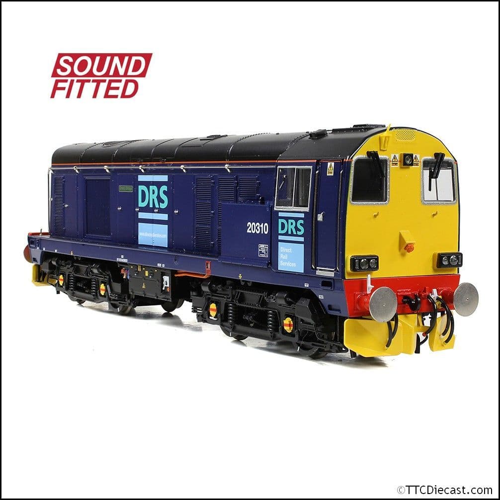 Bachmann 35-125ASF Class 20/3 20310 'Gresty Bridge' DRS Blue, OO Gauge - SOUND FITTED