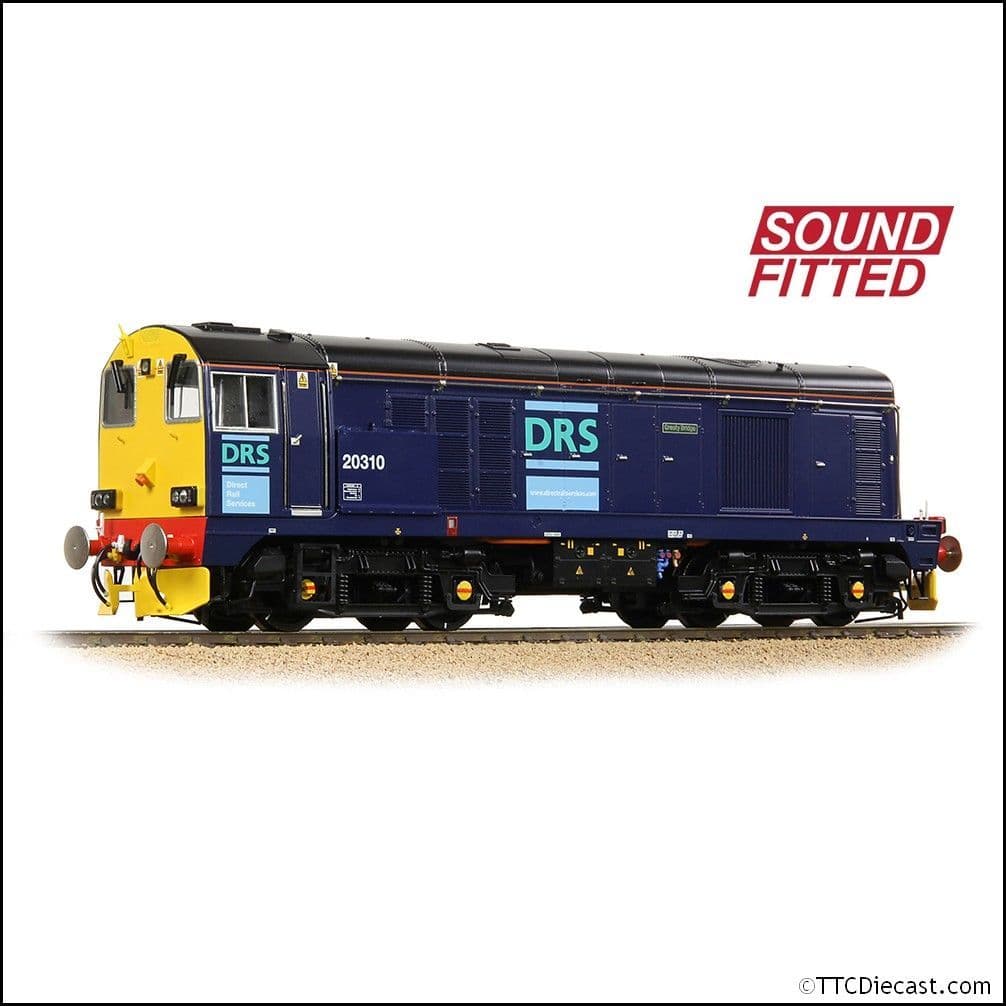 Bachmann 35-125ASF Class 20/3 20310 'Gresty Bridge' DRS Blue, OO Gauge - SOUND FITTED