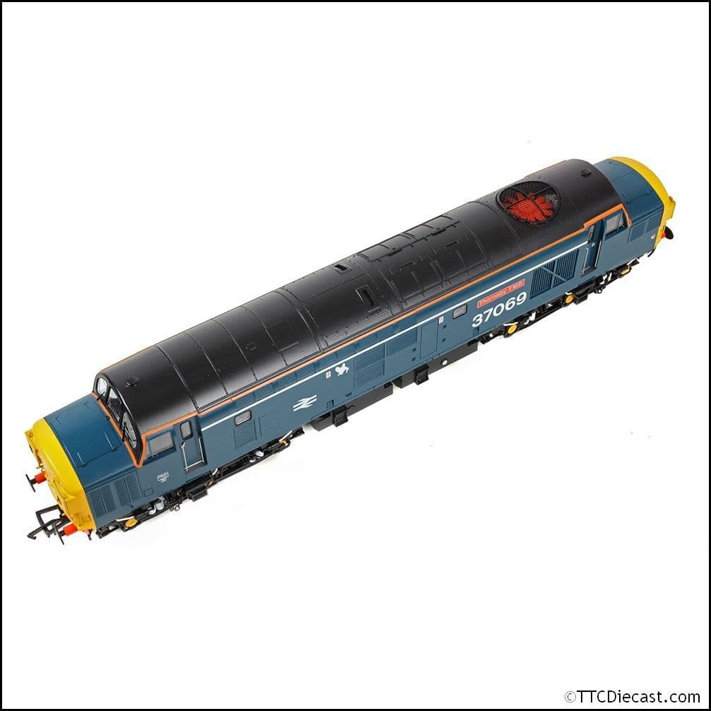 Bachmann 35-312 Class 37/0 Split H/Code 37069 Thornaby TMD Blue (White Stripe), OO Gauge