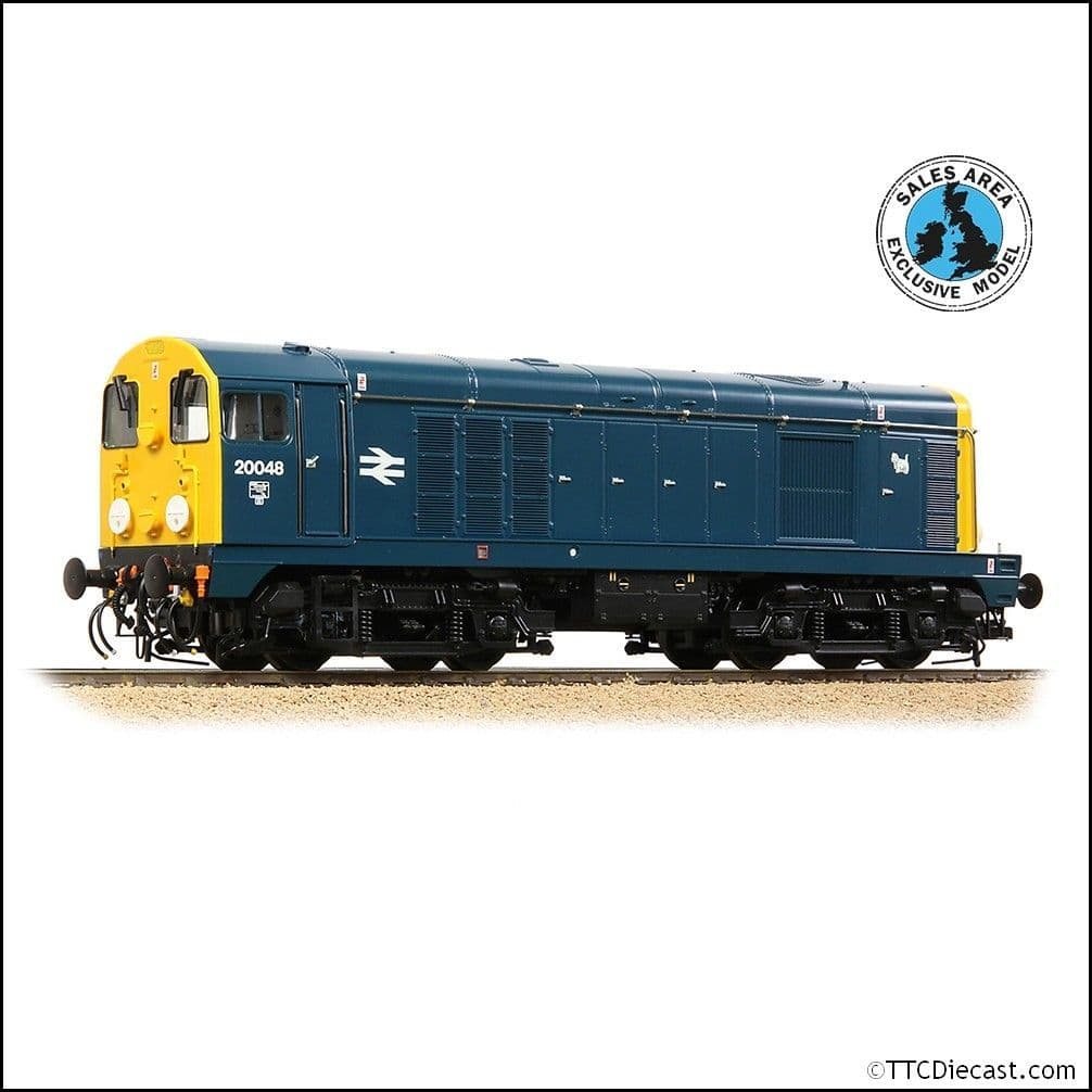 Bachmann 35-355RJ Class 20/0 Disc Headcode 20048 BR Blue (ED), OO Gauge