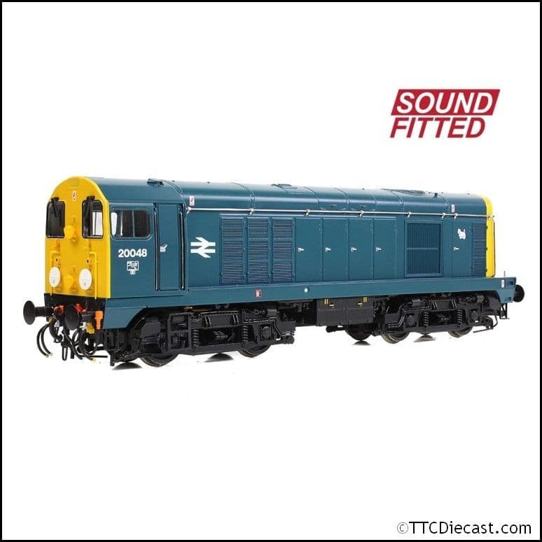Bachmann 35-355RJSF Class 20/0 Disc Headcode 20048 BR Blue (ED) SOUND FITTED, OO Gauge *LAST FEW*