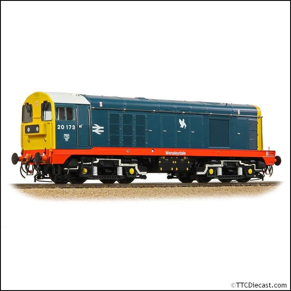 Bachmann 35-358 Class 20 Headcode Box 20173 'Wensleydale' BR Blue (Red Solebar), OO Gauge