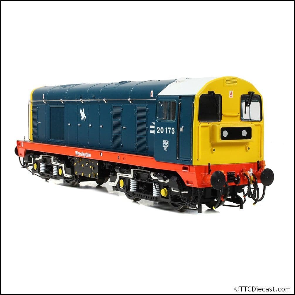 Bachmann 35-358 Class 20 Headcode Box 20173 'Wensleydale' BR Blue (Red Solebar), OO Gauge