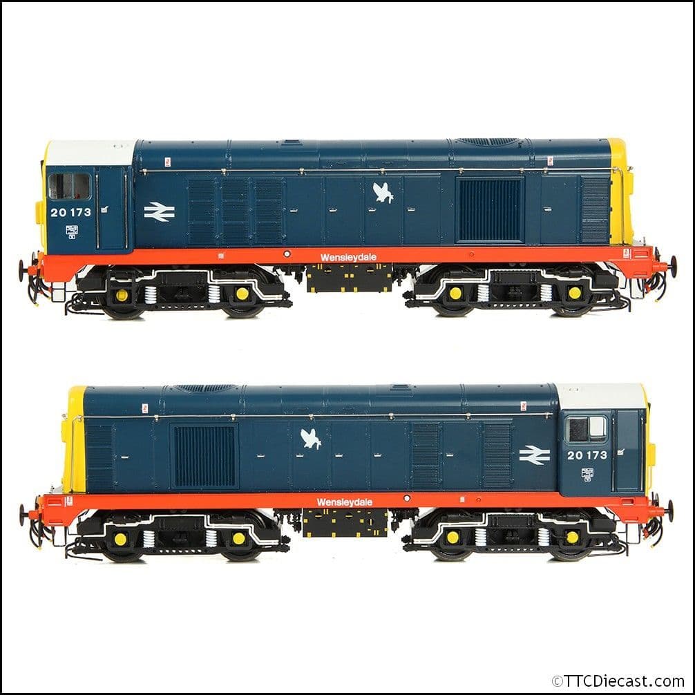 Bachmann 35-358 Class 20 Headcode Box 20173 'Wensleydale' BR Blue (Red Solebar), OO Gauge