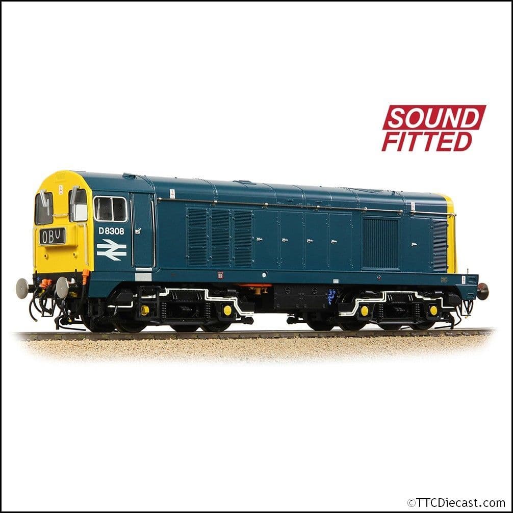 Bachmann 35-359SF Class 20/0 Headcode Box D8308 BR Blue, OO Gauge