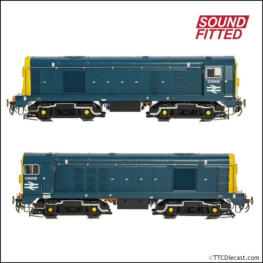 Bachmann 35-359SF Class 20/0 Headcode Box D8308 BR Blue, OO Gauge