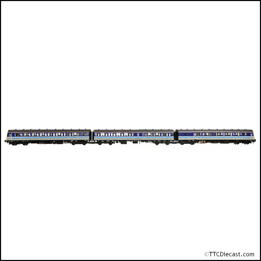 Bachmann 35-505 Class 117 3-Car DMU 117308 BR Regional Railways, OO Gauge