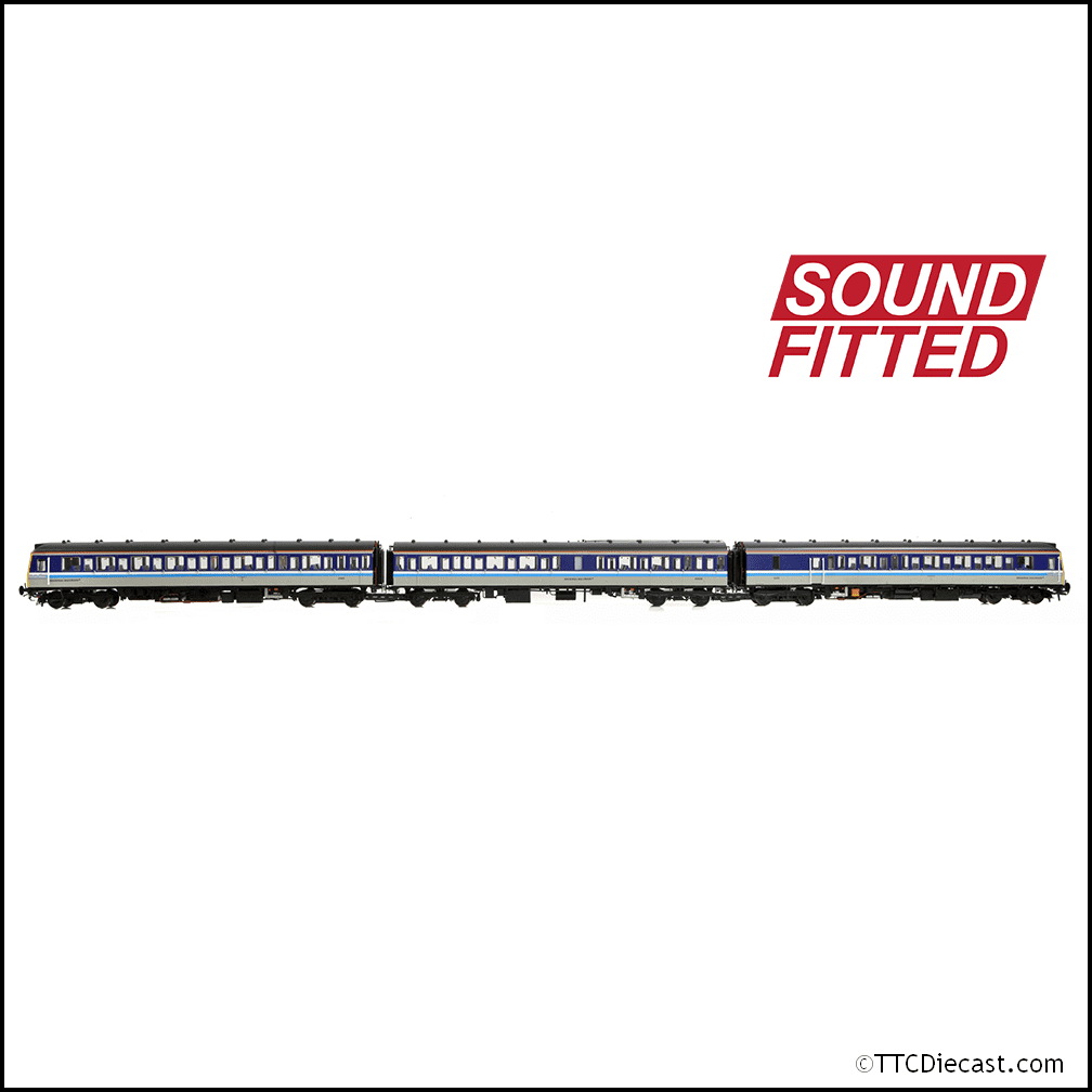 Bachmann 35-505SF Class 117 3-Car DMU 117308 BR Regional Railways, OO Gauge