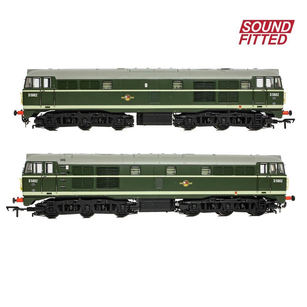Bachmann 35-802ASF Class 30 D5862 BR Green (SYE) (DCC SOUND) OO Gauge *PRE ORDER £276.21*