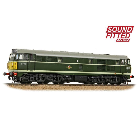 Bachmann 35-802ASFX Class 30 D5862 BR Green (SYE) (DCC SOUND) DELUXE OO Gauge *PRE ORDER £318.71*