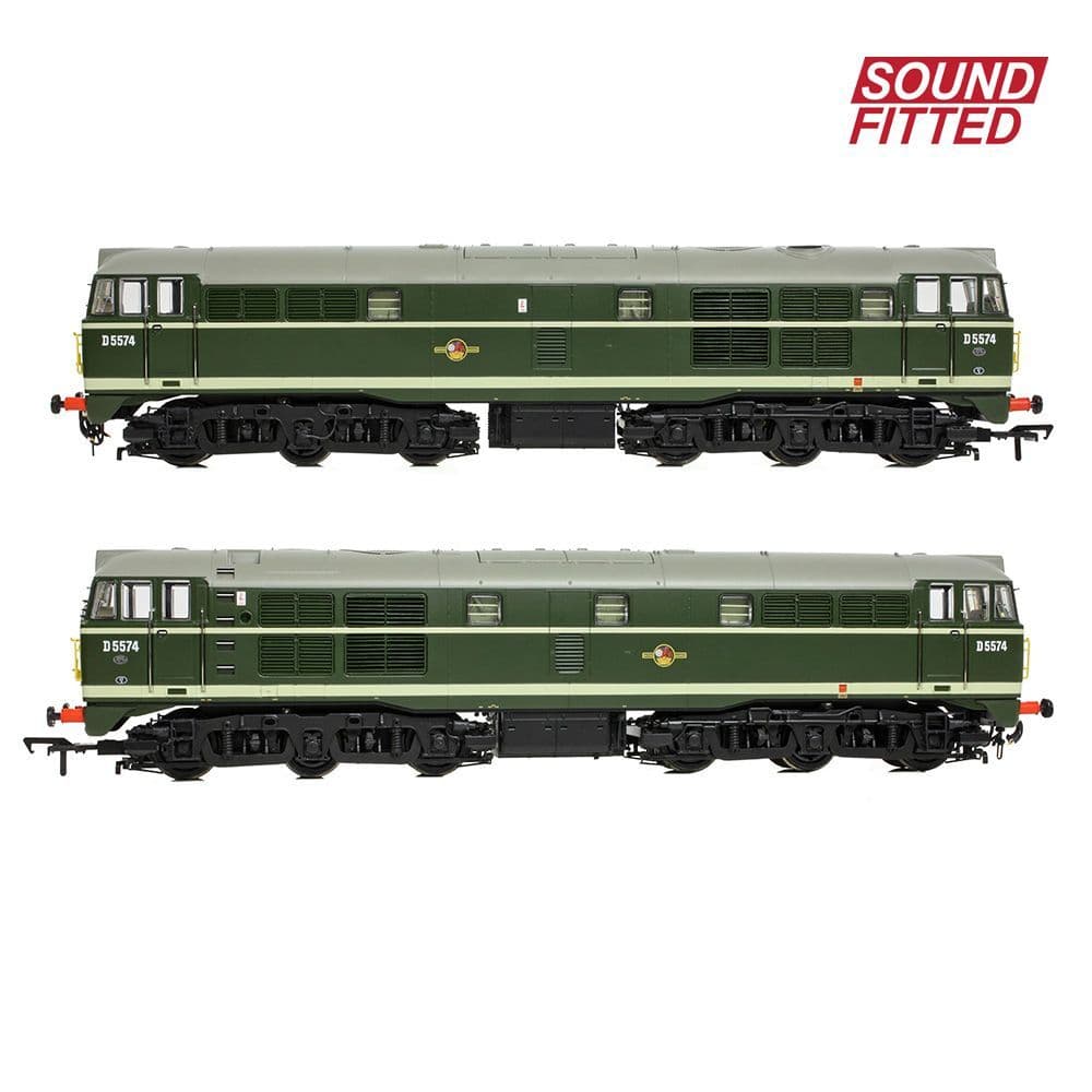 Bachmann 35-802SF Class 30 D5574 BR Green (SYE) (DCC SOUND) OO Gauge *PRE ORDER £276.21*