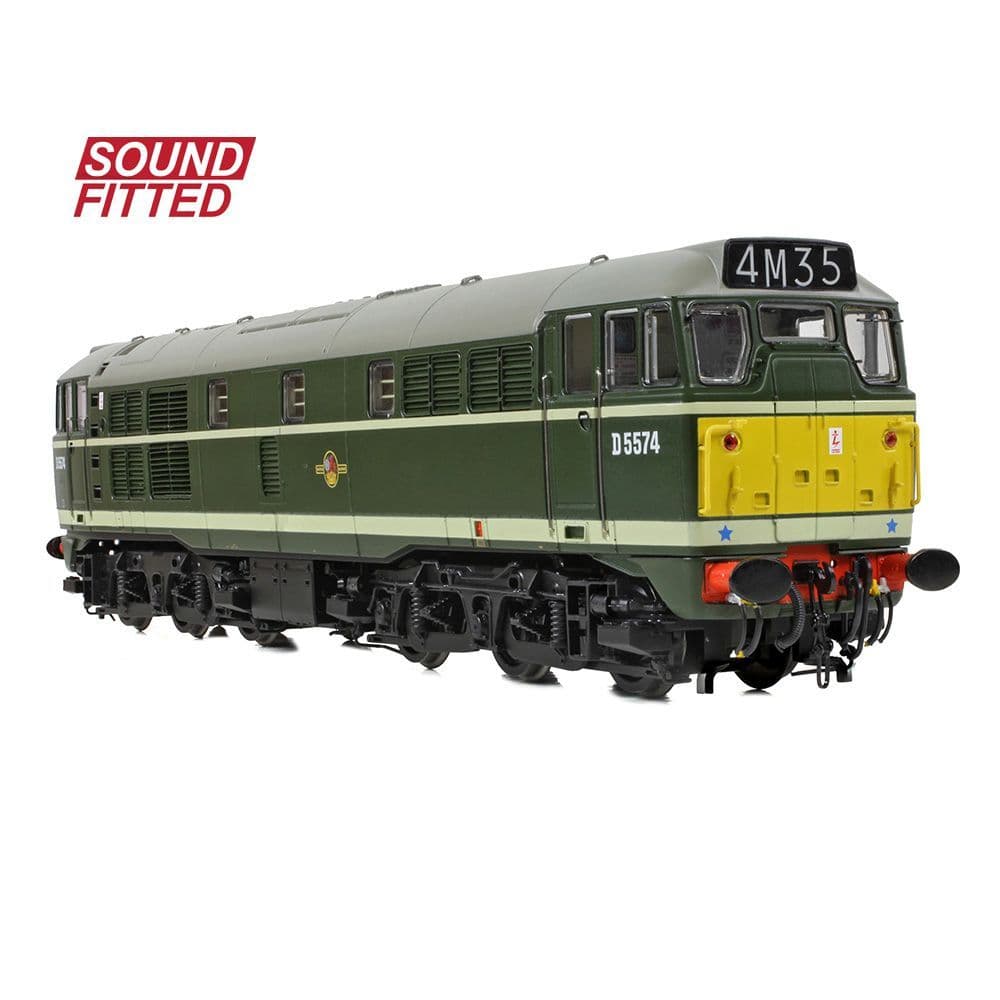 Bachmann 35-802SF Class 30 D5574 BR Green (SYE) (DCC SOUND) OO Gauge *PRE ORDER £276.21*