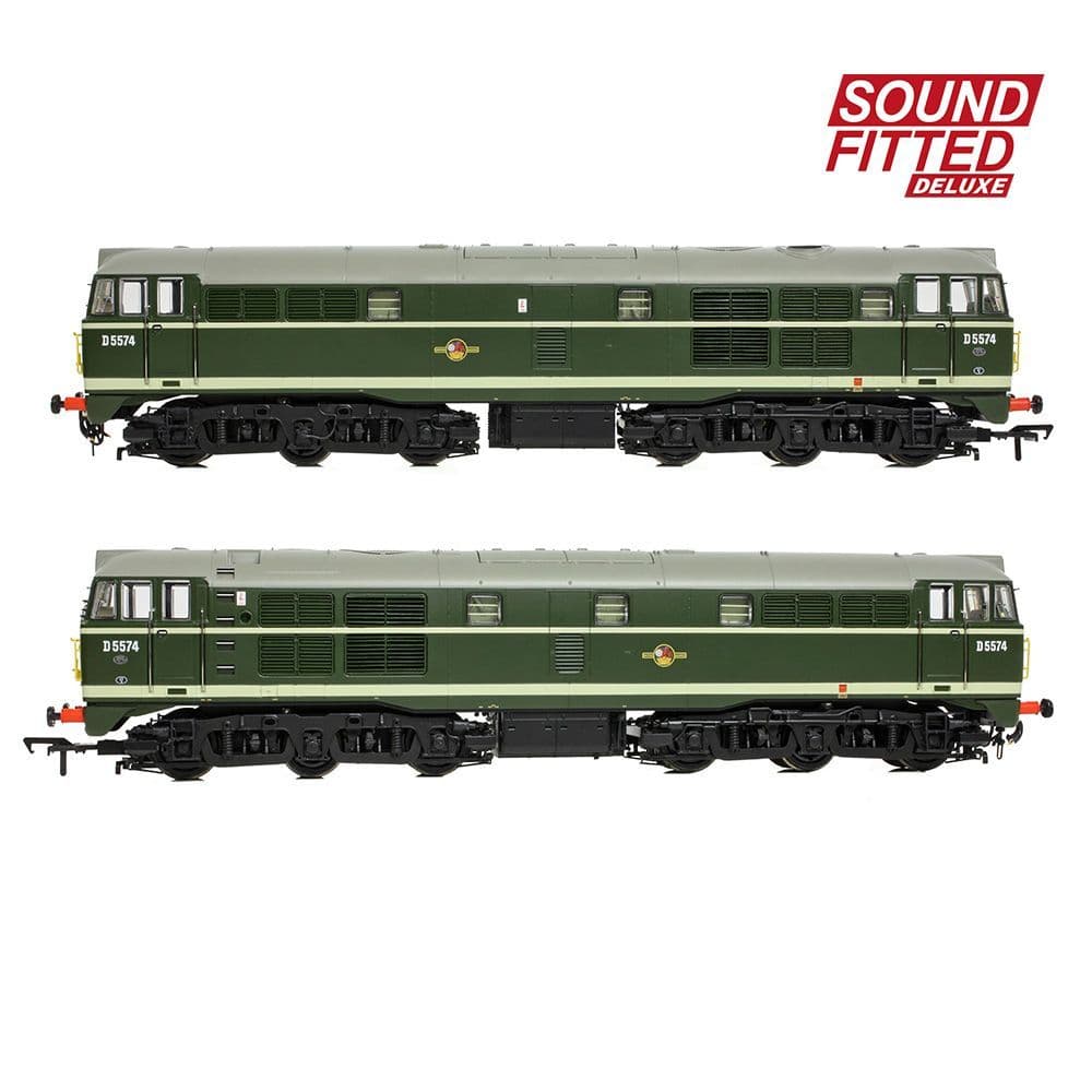 Bachmann 35-802SFX Class 30 D5574 BR Green (SYE) (DCC SOUND) DELUXE OO Gauge *PRE ORDER £318.71*