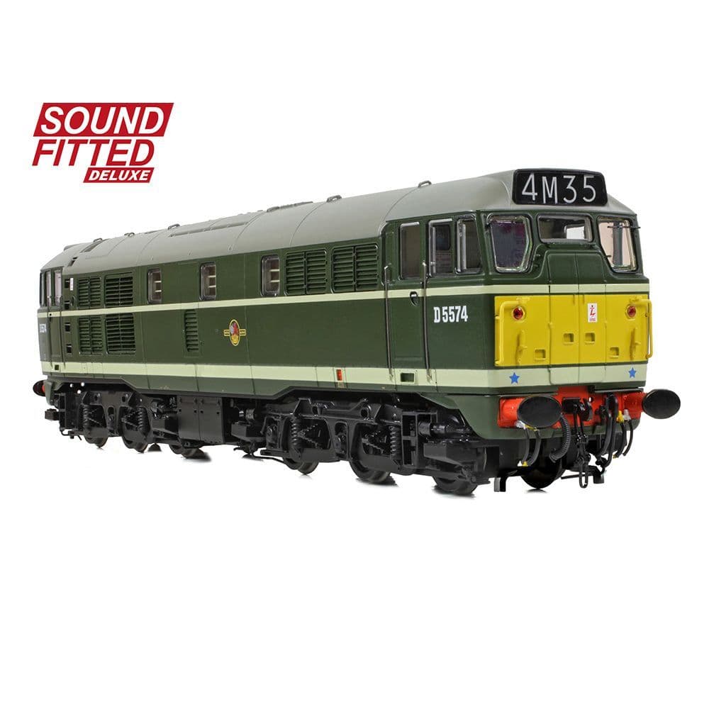 Bachmann 35-802SFX Class 30 D5574 BR Green (SYE) (DCC SOUND) DELUXE OO Gauge *PRE ORDER £318.71*