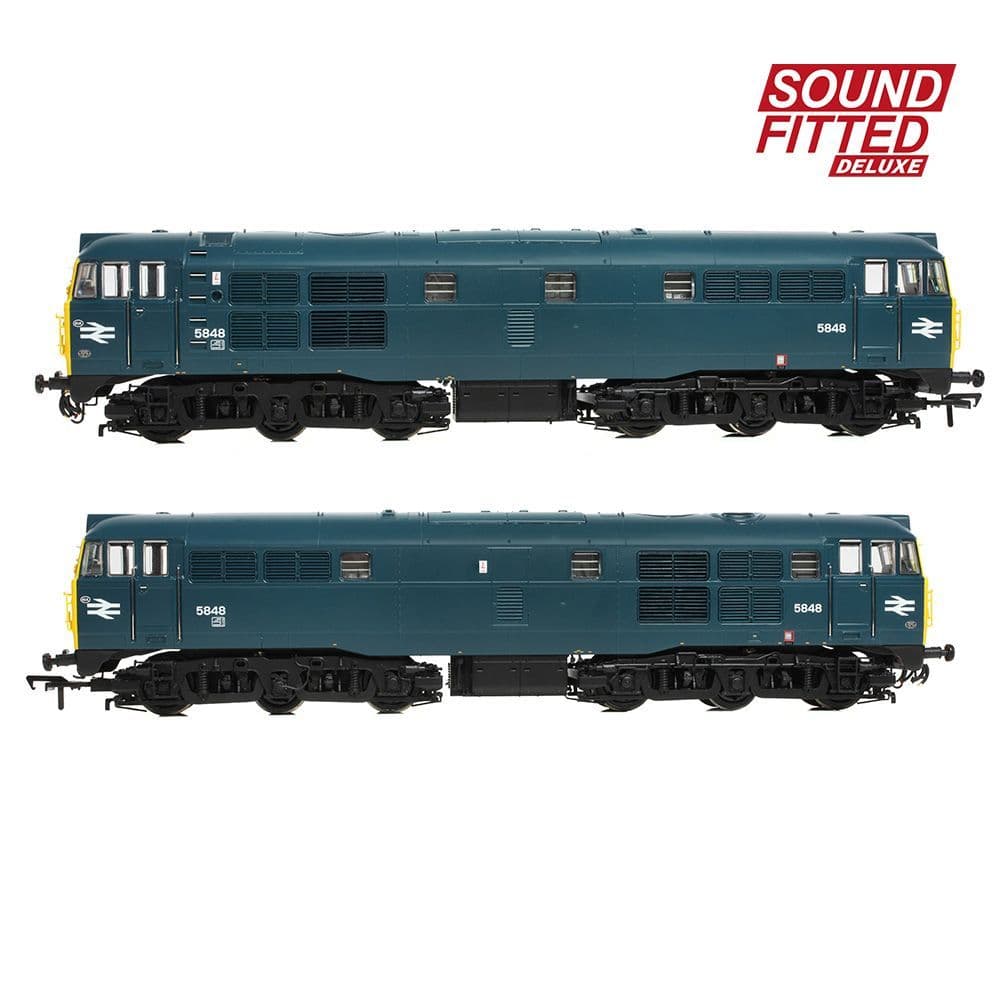 Bachmann 35-803ASFX Class 31/1 5848 BR Blue (DCC SOUND) DELUXE OO Gauge *PRE ORDER £318.71*
