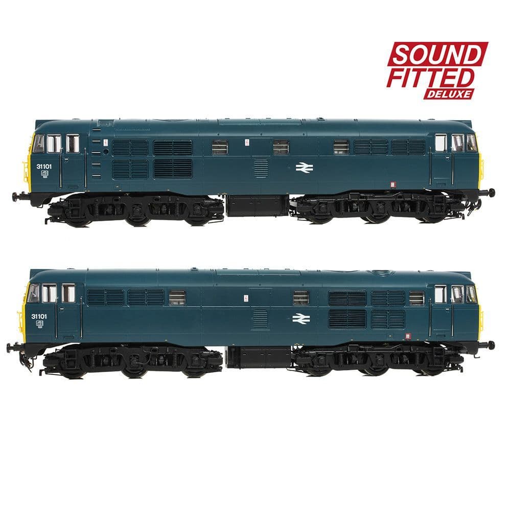 Bachmann 35-804SFX Class 31/1 31101 BR Blue (DCC SOUND) DELUXE OO Gauge *PRE ORDER £318.71*