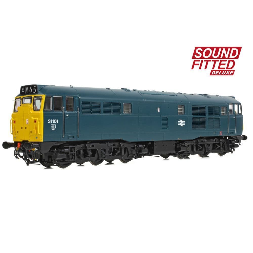 Bachmann 35-804SFX Class 31/1 31101 BR Blue (DCC SOUND) DELUXE OO Gauge *PRE ORDER £318.71*