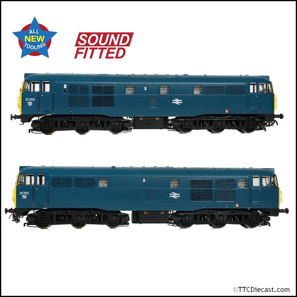 Bachmann 35-805ASF Class 31/1 31293 BR Blue, OO Gauge